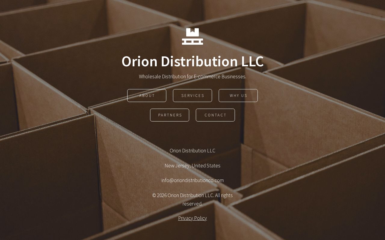 Orion Distribution LLC | Wholesale Distribution